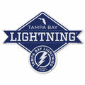 Rico Industries Nhl Tampa Bay Lightning Diamond Shape Cut Pennant - Home And Living Room D  Cor - Soft Felt Ez To Hang