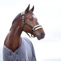 HORZE Howard Soft Fleece Padded Adjustable Polyester Horse Halter - Black - Pony