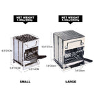 Redcamp Portable Wood Burning Camp Stove, Large Folding Rocket Stove For Hiking Camping Picnic Bbq