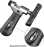 Qkurt Bike Chain Splitter + 3 Pairs Bicycle Missing Link, Universal Bike Chain Cutter Breaker Tool With Chain Hook For 7 8 9 10