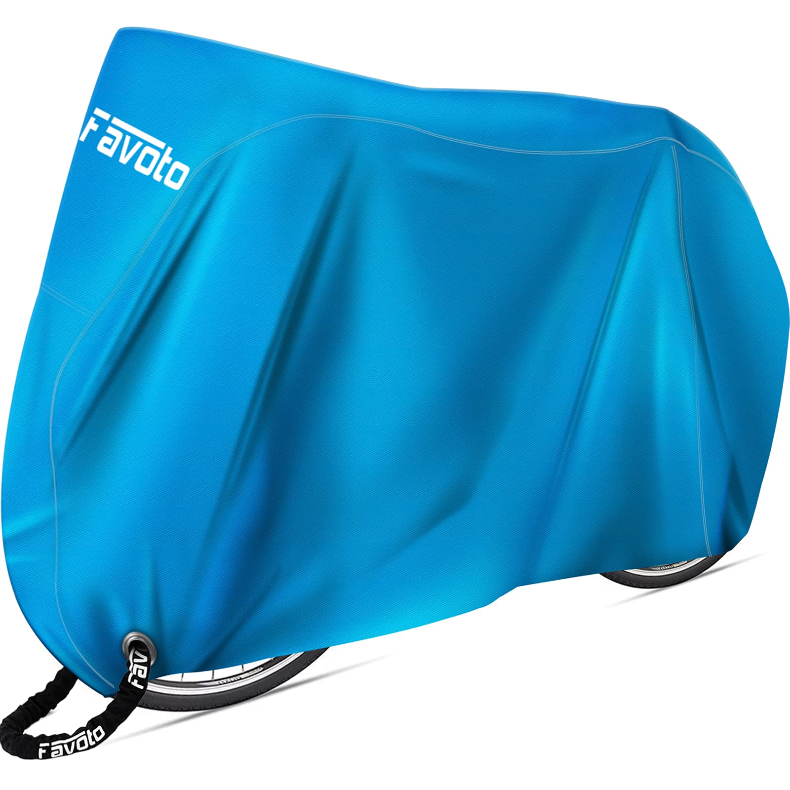 Favoto Bike Cover Waterproof Outdoor Bicycle Cover Thicken Oxford 29 Inch Windproof UV Snow Rustproof with Lock Hole Storage Bag