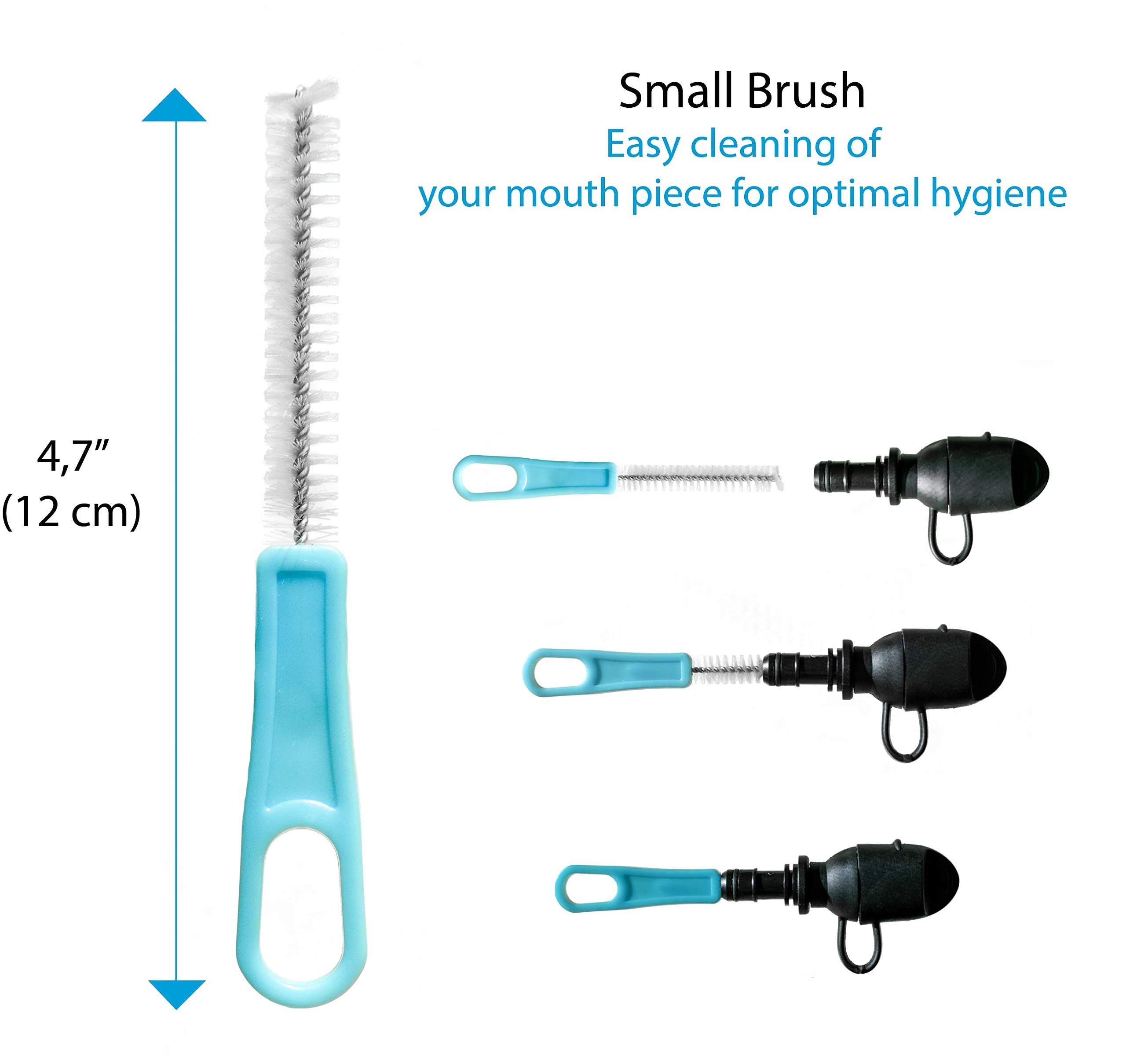 Innerfit Hydration Bladder Cleaning Kit - 5 In 1 Water Bladder Cleaning Kit For Universal Bladders - 3 Brushes - 1 Collapsible F