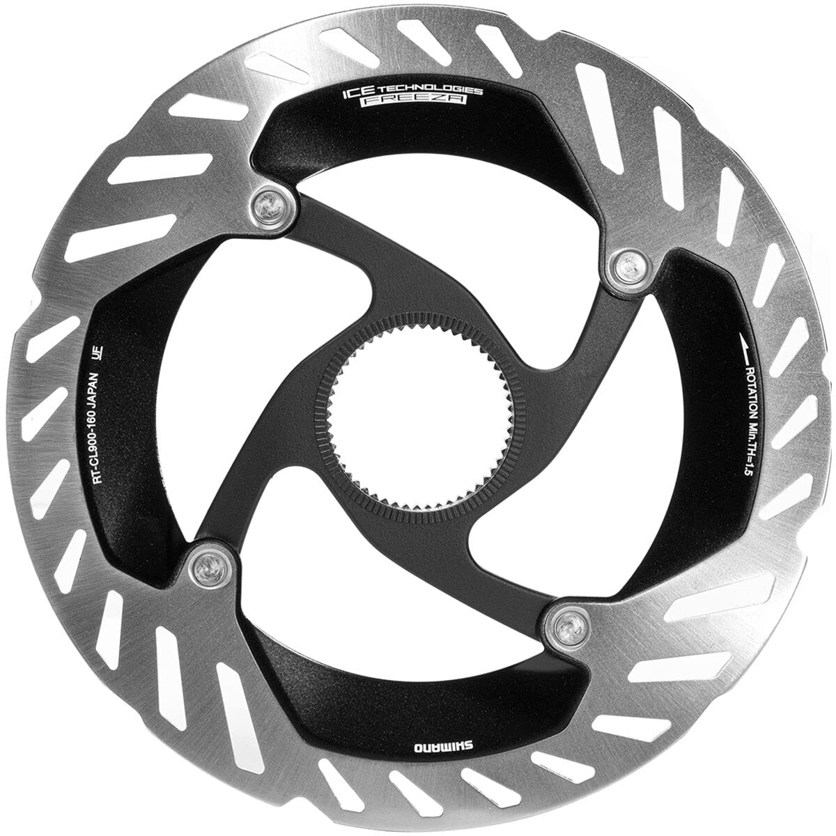 Shimano Rt-Cl900 Rotor - Centerlock Silver, 140Mm