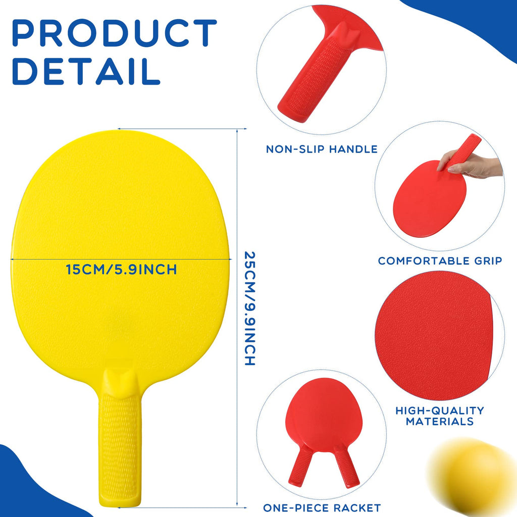 16 Pcs Bulk Plastic Table Tennis Paddle Set Sports Table Tennis Racket Multi Color Table Tennis Paddles Racket Table Tennis Equi