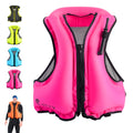 Soly Swim Vests For Adults,Buoyancy Aid Swim Jackets,Portable Inflatable Snorkel Vest, Snorkeling Vest For Kayaking Canoeing,For