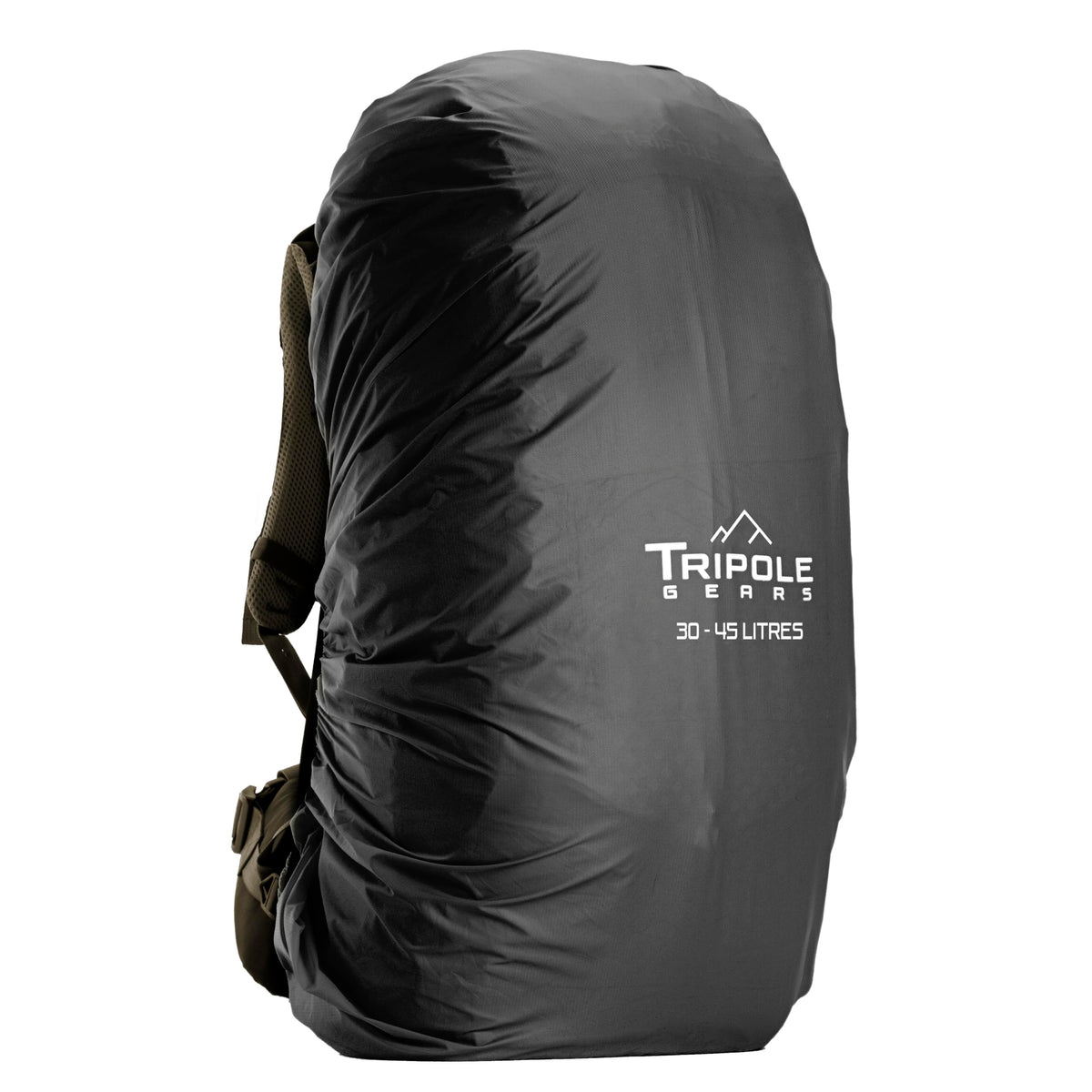 Tripole Rain Cover for Backpack & Rucksack (Black, 3045)