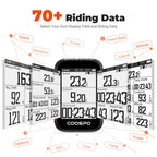 Coospo Bike Computer Wireless Gps,Bike Speedometer Auto Backlight,Bluetooth4.0 Ant Cycling Gps Computer,Bicycle Computer Bc200 W
