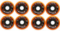 Labeda Asphalt Orange Inline Skate Wheels - 76Mm