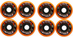 Labeda Asphalt Orange Inline Skate Wheels - 76Mm
