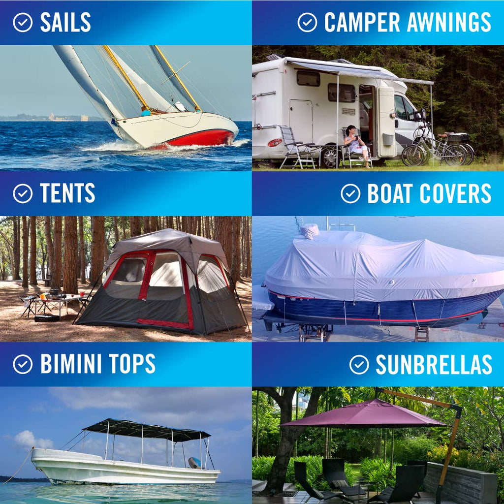 Repair Tape Fabric Repair Boat Covers Canvas Tent Repair Tape Pop Up Camper Rv Awning Repair Tape Tarp Canopy Tear & Vinyl Water