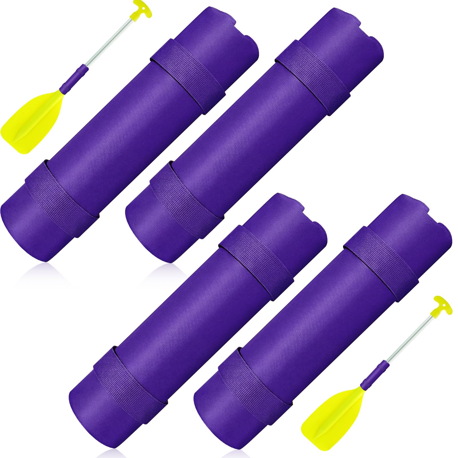 Deekin 4 Pack 2/4 Pack Paddle Float for Flotation Kayak Canoe Surf Paddleboarding Gifts - Prevent Paddle Sinking in Water (Purpl