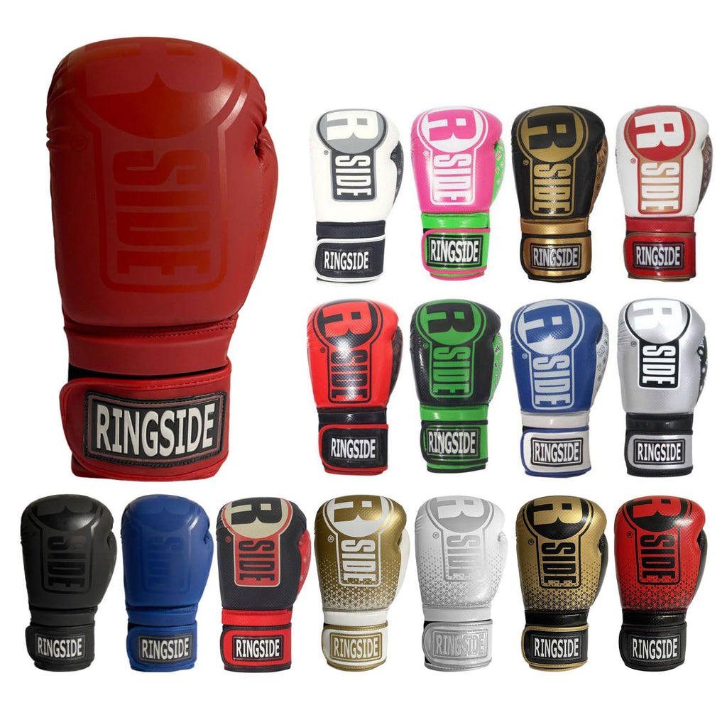 Ringside Apex Flash Sparring Gloves, Imf-Tech Synthetic Boxing Gloves With Secure Wrist Support, Ideal For Men And Women, Red An