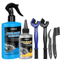 Yimax Bike Chain Cleaner Set, Bicycle Cleaning Kit Chain Lube And Cleaning Spray Biodegradable Bike Chain Lubricant With Brushes