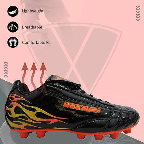Vizari Blaze Youth Firm Ground Soccer Shoes Black/Orange