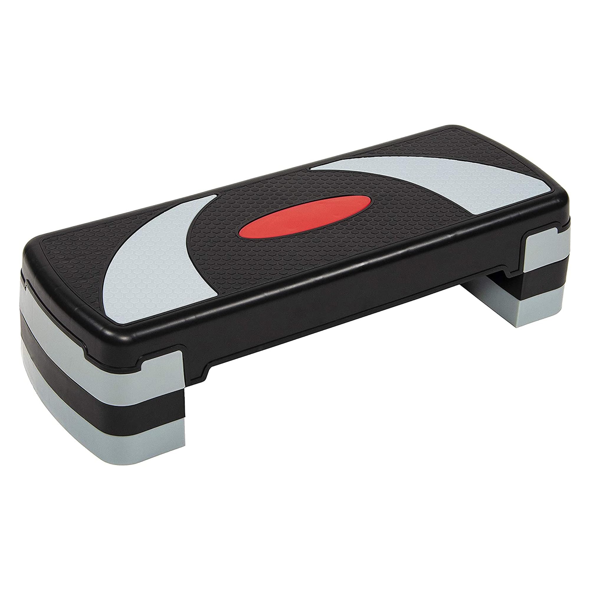 Balancefrom Adjustable Workout Aerobic Stepper Step Platform Trainer, Gray