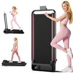 Treadmill With Incline, Small Walking Pad With Handle Bar, Under Desk Treadmill For Home Office 300 Lbs Capacity, Remote Control