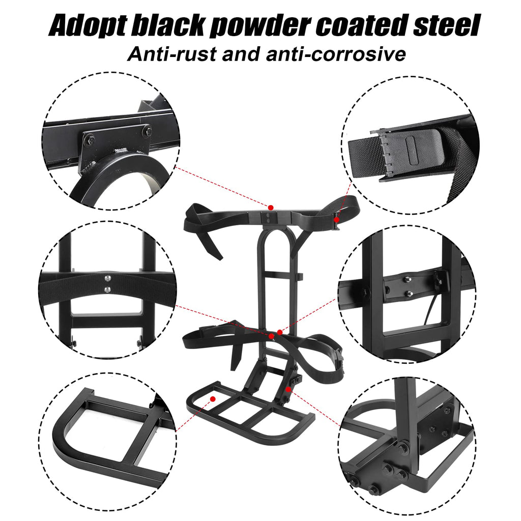 Roykaw Universal Golf Cart Rear Seat Bag Holder Compatible With Ezgo/Club Car/Yamaha Golf Cart With Rear Seat Grab Bar, Upgrade