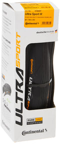 Continental Ultra Sport Iii 700X23 Black Folding Puregrip