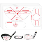 Golf Driver Impact Tape Labels 180Pcs Golf Impact Stickers Golf Clubs Labels For Swing Training Irons And Woods Iron Ball Hittin