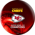 Nfl Super Bowl Liv Champs Kansas City Chiefs Licensed Bowling Ball Undrilled (14)