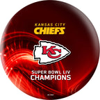 Nfl Super Bowl Liv Champs Kansas City Chiefs Licensed Bowling Ball Undrilled (14)