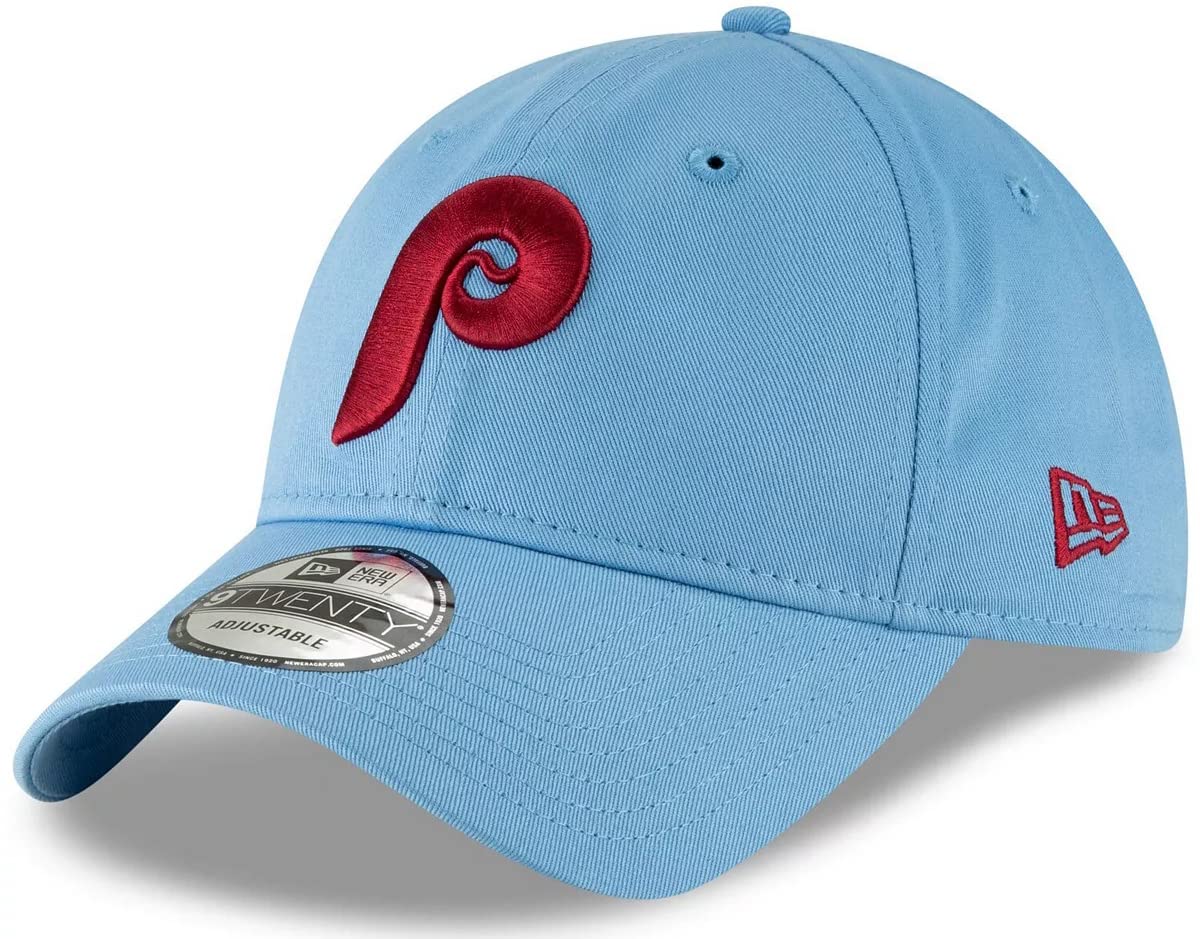 New Era Mlb Core Classic 9Twenty Adjustable Hat Cap One Size Fits All (Philadelphia Phillies Cooperstown)