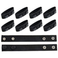 SANNIX 10pcs Duty Belt Keeper Nylon Tactical Keeper With Double Snaps for Security Police Fixing