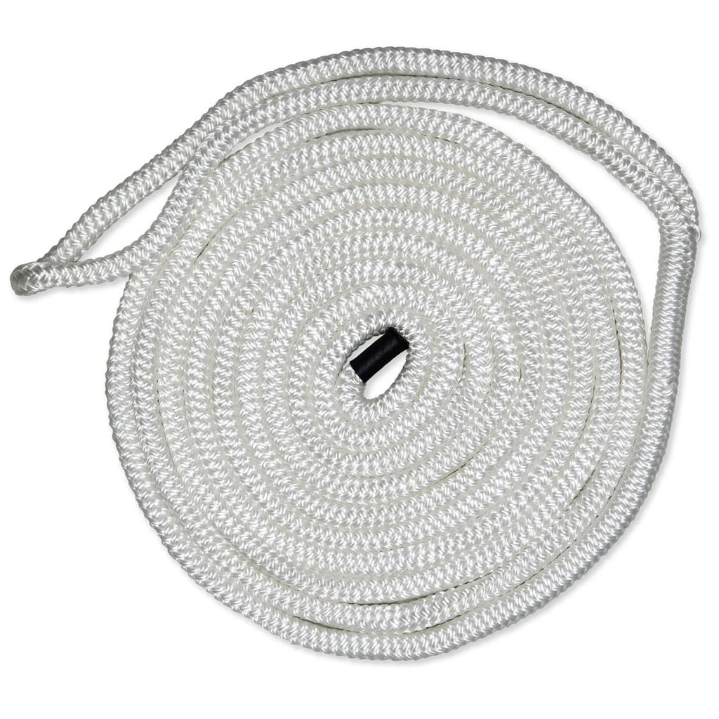 3/8In-15Ft Dblbrd Cmp Dockline Wht
