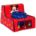Disney Mickey Mouse Sit N Play Portable Activity Seat For Babies By Delta Children - Floor Seat For Infants, 175X21X14 Inch (Pac