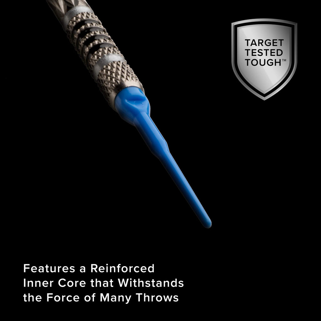 Viper Dart Accessory: Tufflex Ii 2Ba Thread Soft Tip Dart Points, Blue, 100 Pack