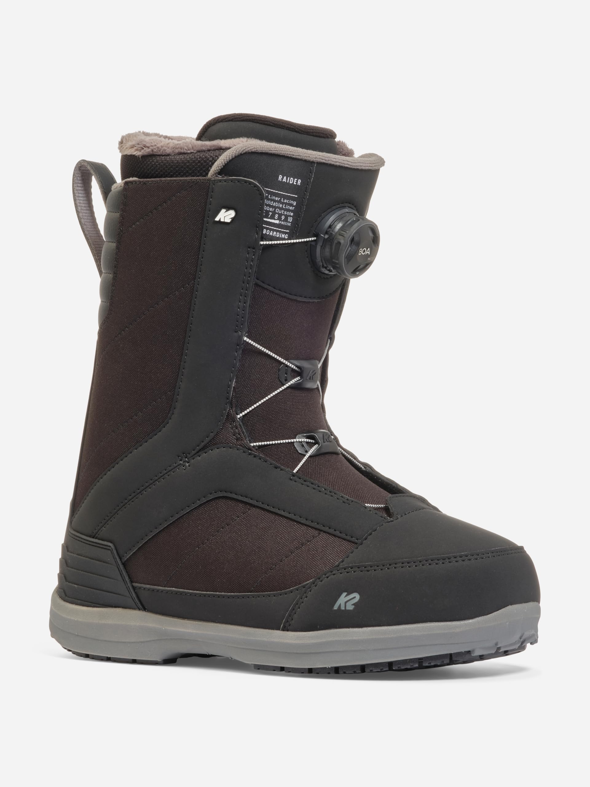 K2 Raider Mens Snowboard Boots, Black, 13