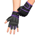 RYMNT Workout Gloves with Wrist Wrap Support, Weight Lifting Gloves with Full Palm Protection & Extra Grip for Men Women Gym Exe