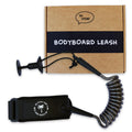 Ho Stevie! Bodyboard Leash - Comfy & Tangle-Free: Adjustable Padded Bicep Cuff, Strong 7mm Coiled Cord