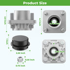 10L0L Golf Cart Front Wheel Hub Assembly With Hub Bearing/Oil Seal/Dust Cover For Club Car Ds&Precedent 2003-Up, Oem# 102357701(