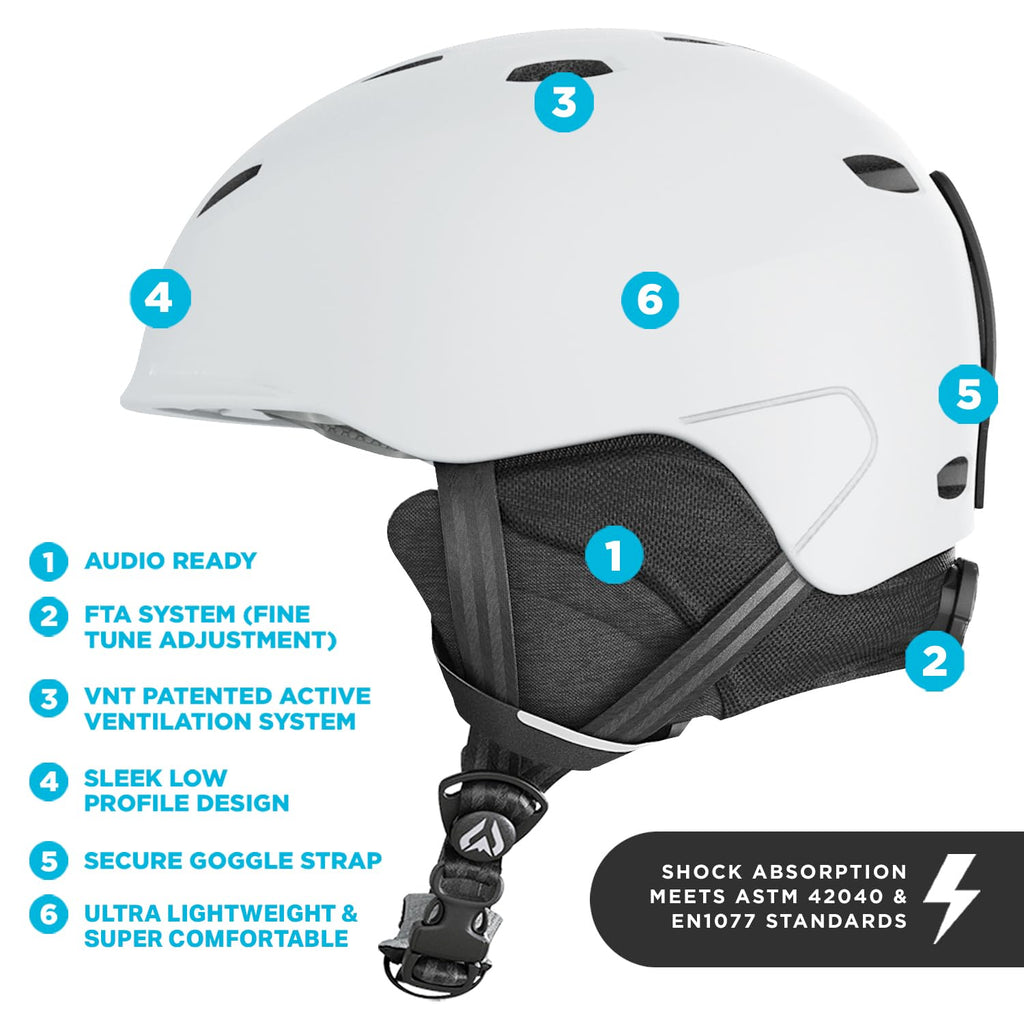 Wildhorn Drift Snowboard Helmet Dusk Lrg, Ski Helmet Women Men & Youth - Us Ski Team Official Supplier - Lightweight With 13 Adj
