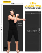 Cambivo Yoga Mat For Women And Men, Extra Long And Wide Exercise Mat(84 '' X 30 '' X 1/4 Inch), Large Non Slip Workout Mat For Y