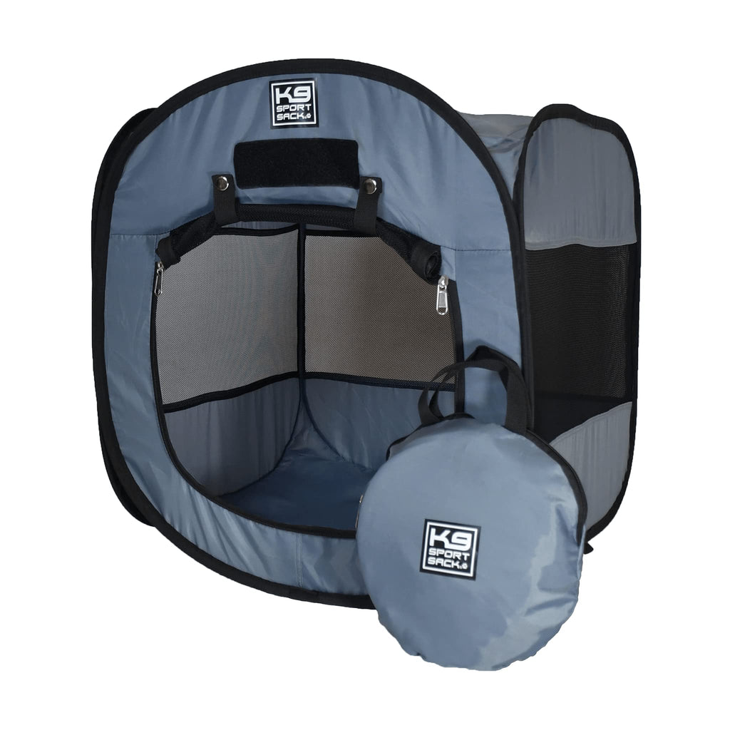 K9 Sport Sack  Indoor & Outdoor Pop-Up Travel Dog Tent  Portable Dog House For Camping & Hiking With Carry Bag (20'' L X 20'' W 