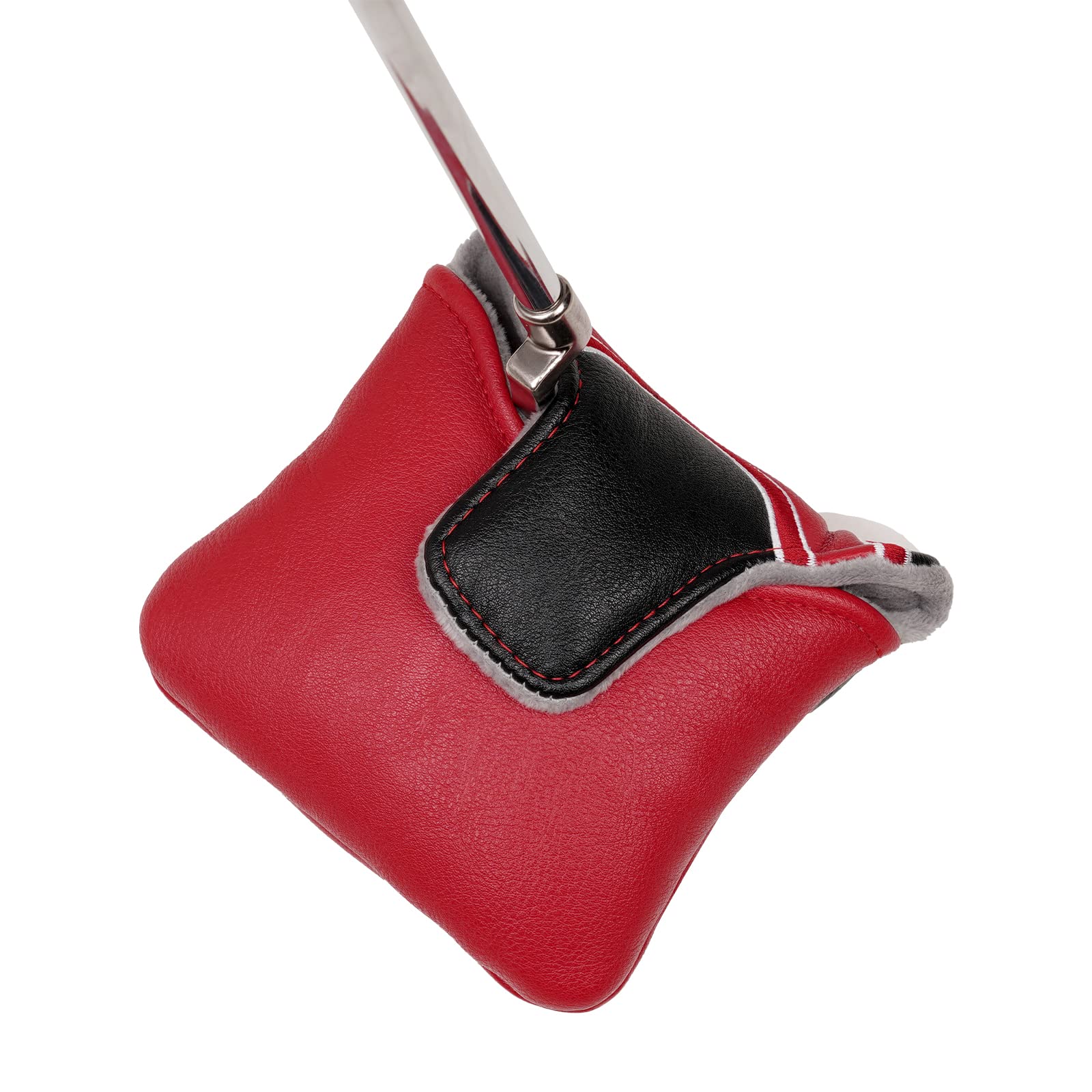 Golf Headcovers Red No.23 Square Mallet Putter Cover, Mallet Putter Cover,Putter Cover For Scotty Cameron Odyssey Taylormade Spi