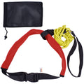 Yyst Swim Bungee Training Belt Swim Resistance Belt Swim Exerciser Belt Swim Tether (One Waist Belt, One Bungee Cord, One Loop),