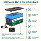 Ogrphy 36V Lithium Golf Cart Battery Conversion Kit, 200A Bms(1000A Peak Current), With Touch Monitor And Retention Strap, 4000+