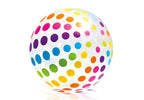 Intex 59065Ep Jumbo Inflatable Big Panel Colorful Giant Beach Ball (Set Of 4)