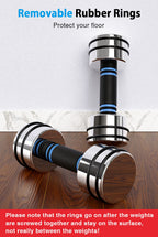 Weight Set 30Lb Pair (15Lb/20Lb/25Lb/30Lb) Adjustable Dumbbells Ultracompact Chrome With Foam Handles Home Gym Workout Exercise
