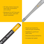 Axe | Hand-Eye Trainer | Skinny Barrel Baseball & Softball Bat (Pro Flared Handle, 30'' (Youth))