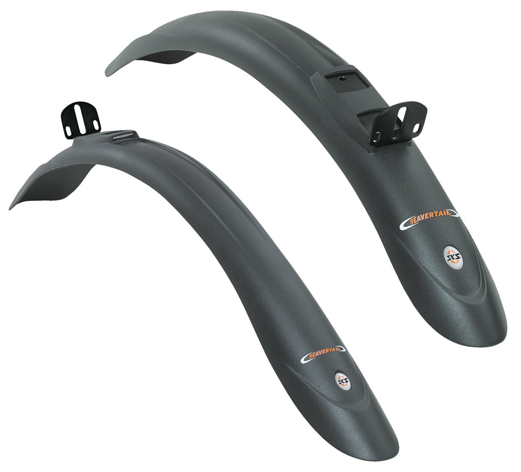 SKS Beavertail Universal Mountain Bicycle Fender Set - Pair - 26-28 Inch - 10100