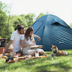 Backpacking Tent For Camping 2/3/4 Person Hiking Ultralight Tent For Waterproof Windproof Outdoor Tents Easy Setup Two Doors Dou