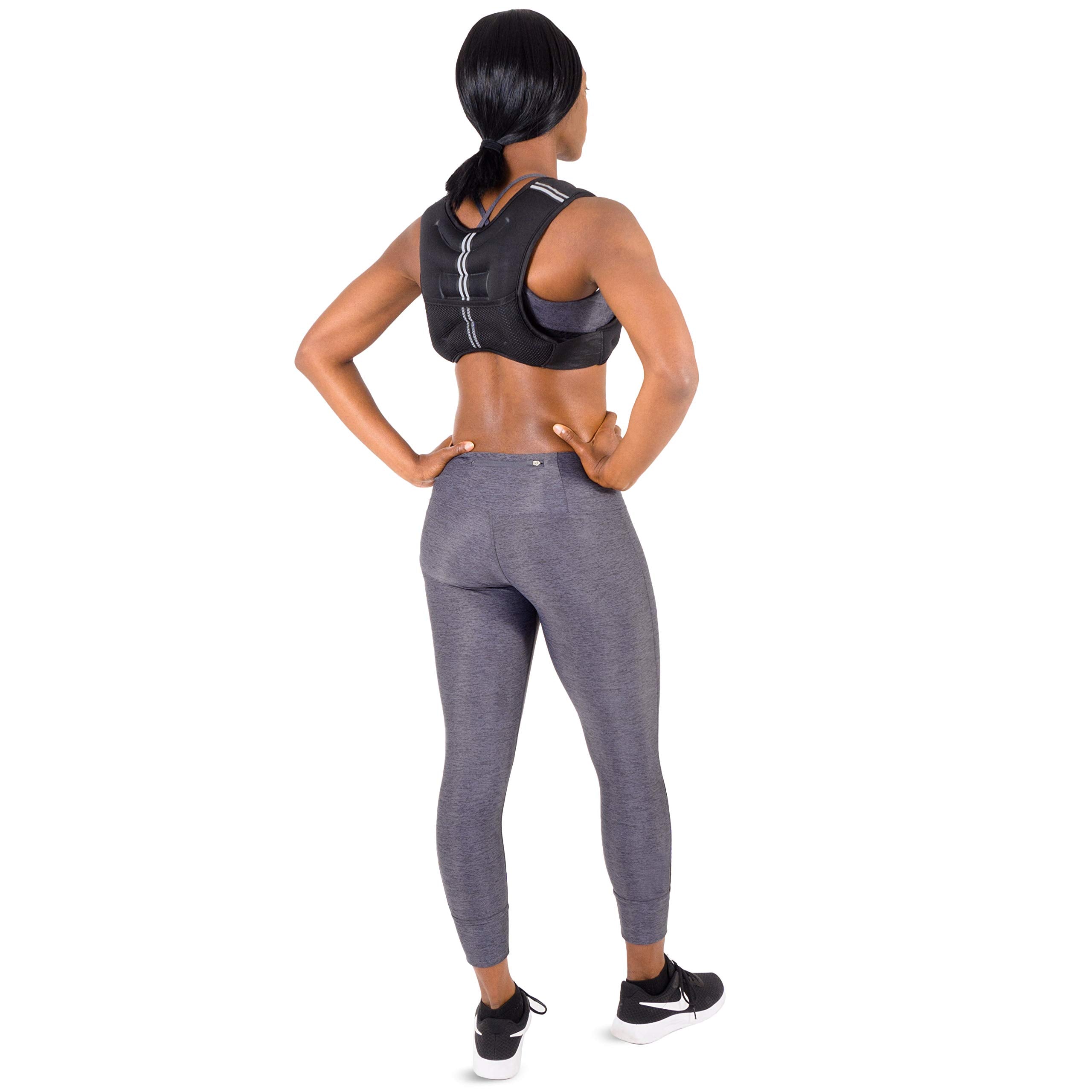 Prosourcefit Exercise Weighted Training Vest For Weight Lifting, Running, And Fitness Body Weight Workouts; Men & Women - 12Lb,