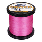 Hercules Braided Fishing Line 2000M 2187Yds 10Lbs-200Lbs Pe Superline 8 Strands (Pink 15Lb/6.8Kg 0.16Mm)