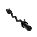 CAP Barbell 47-Inch Olympic Curl Bar - Black | Curl Barbell for Bicep and Tricep Workouts, Strength Training, and Weightlifting