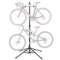 Kong Ming Car Bike Rack Garage Storage - 2 Bicycle Vertical Hanger Parking Rack Gravity Floor Storage Stand - Fully Adjustable G