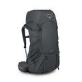 Osprey Rook 65L Mens Backpacking Backpack, Dark Charcoal/Silver Lining, Extended Fit